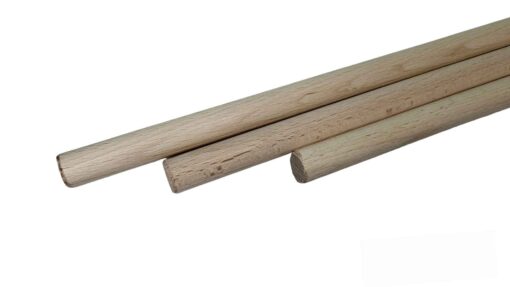 drevená tyč na makrame dekorácie priemer 15 mm