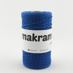 Bavlnený špagát makrama 3mm farba chrpa modra-nevädza poľná