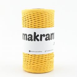 Bavlnený špagát makrama 3mm farba citrón