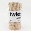 Bavlnená šnúra značka MIla twist 3mm piesková