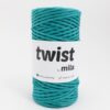 Bavlnená šnúra Mila twist 3mm smaragd