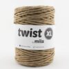 bavlnená šnúra - priadza značky Mila farba toffi karamelka twist 5mm