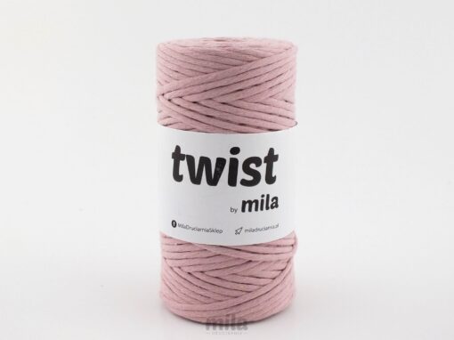 Priadza mila twist 3mm pudrová rúžová
