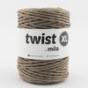 bavlnená šnúra značka Mila twist 5 mm cappuccino